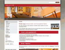 Tablet Screenshot of florian-lang.com